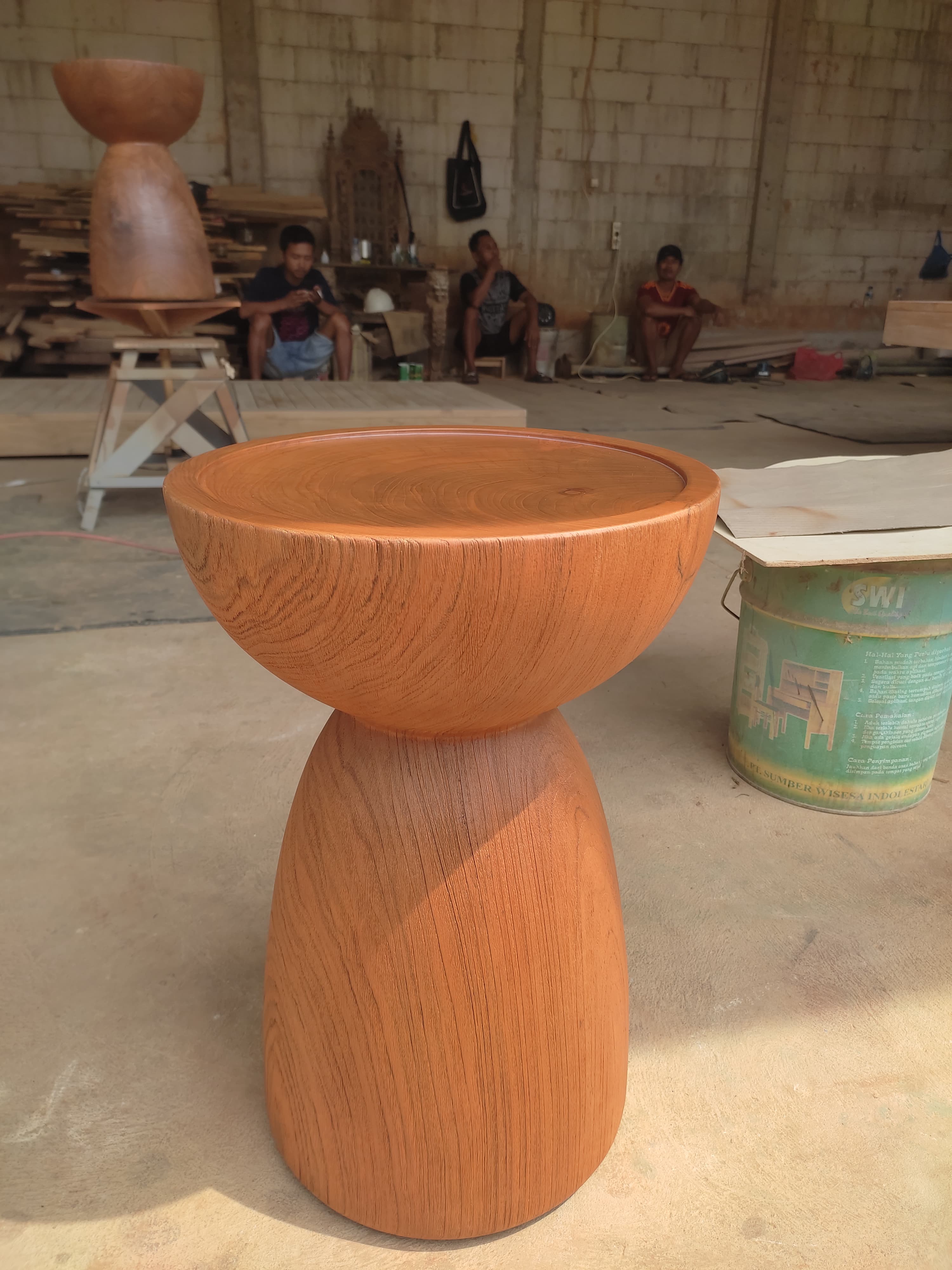 Lemari Pakaian 4 Pintu Kayu Jati